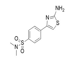 2-Amino-4-[4-(N,N-dimethylsulphamoyl)phenyl]-1,3-thiazole