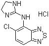 CAS 登录号：64461-82-1, 盐酸替扎尼定, 5-氯-N-(4,5-二氢-1H-咪唑-2-基)-2,1,3-苯并噻二唑-4-胺盐酸盐