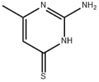 2-氨基-6-甲基嘧啶-4-硫醇