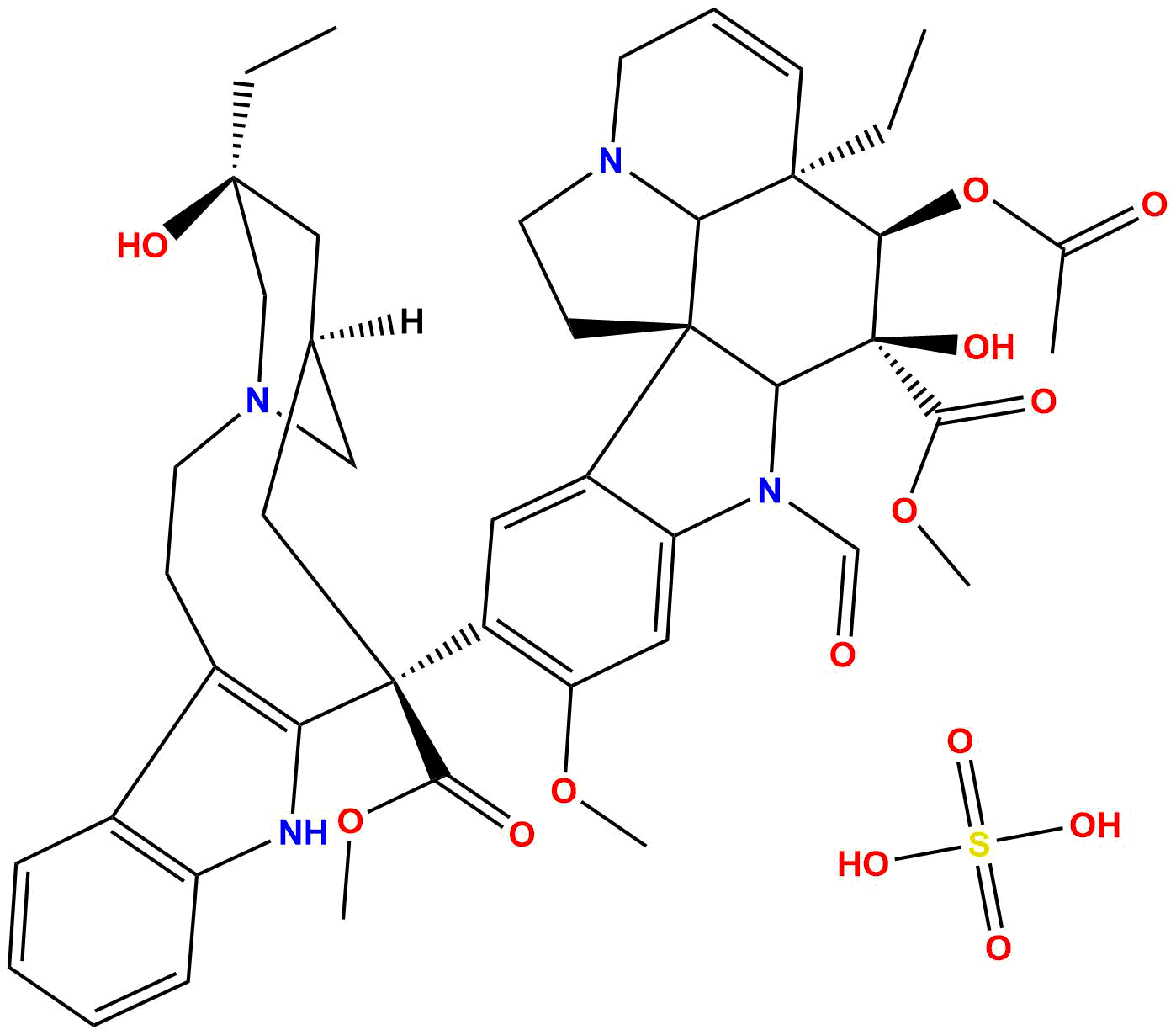 硫酸长春地辛