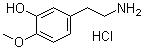 CAS 登录号：645-33-0, 4-O-甲基多巴胺盐酸盐