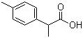 CAS 登录号：938-94-3, 2-(4-甲基苯基)丙酸, 2-对甲苯基丙酸