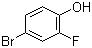 CAS 登录号：2105-94-4, 4-溴-2-氟苯酚
