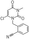 CAS 登录号：865758-96-9, 2-[(6-氯-3,4-二氢-3-甲基-2,4-二氧代-1(2H)-嘧啶基)甲基]苯甲腈