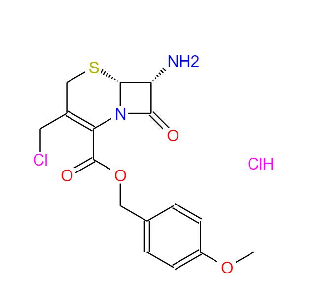 7-氨基-3-氯甲基-3-头孢唑啉-4-羧酸对甲氧苄盐酸盐