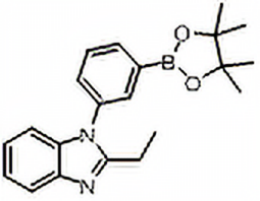 2-ethyl-1-(3-(4,4,5,5-tetramethyl-1,3,2-dioxaborolan-2-yl)phenyl)-1H-benzo[d]imidazole