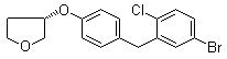 CAS 登录号：915095-89-5, (3S)-3-[4-[(5-溴-2-氯苯基)甲基]苯氧基]四氢呋喃