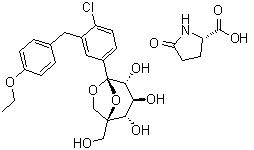 CAS 登录号：1210344-83-4, 埃格列净 L-焦谷氨酸盐