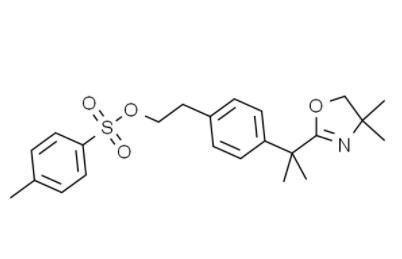 4-[1-(4,5-二氢-4,4-二甲基-2-恶唑基)-1-甲基乙基]苯乙醇对甲苯磺酸酯