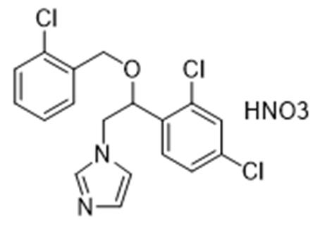 （±）-1-[2,4-二氯-β-（2-氯化苄氧基）苯乙基]咪唑硝酸盐