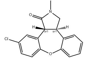 反式-(+/-)-11-氯-2,3,3A,12B-四氢-2-甲基-1H-二苯并[2,3:6,7]氧杂卓并[4,5-C]吡咯-1-酮