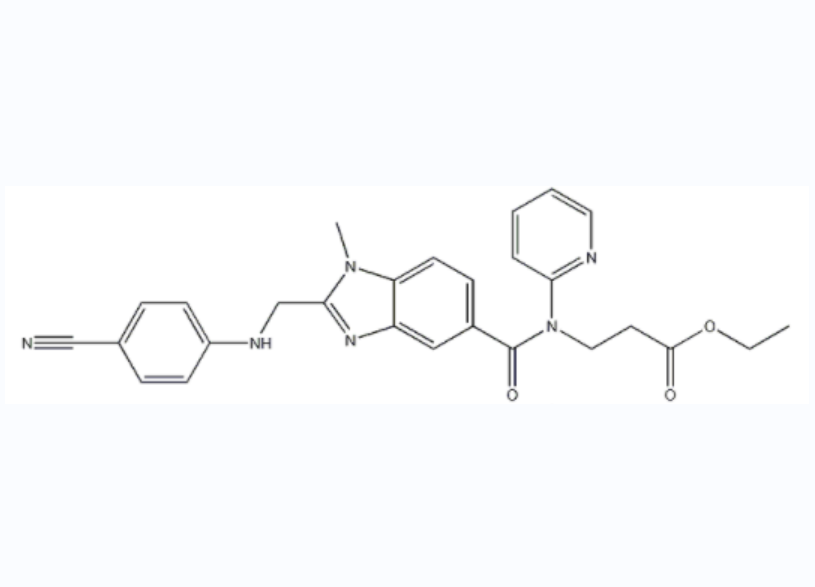 3-[[[2-[[(4-氰基苯基)氨基]甲基]-1-甲基-1H-苯并咪唑-5-基]羰基]吡啶-2-基氨基]丙酸乙酯