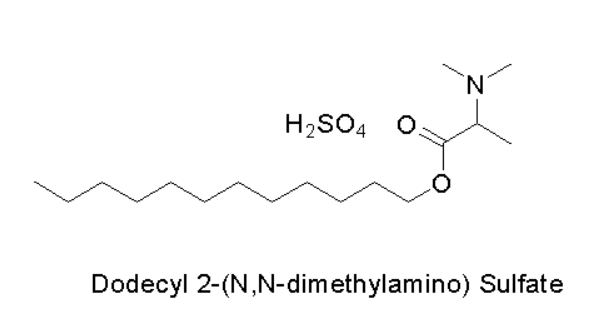 十二烷基2-(二甲基氨基)丙酸酯硫酸盐