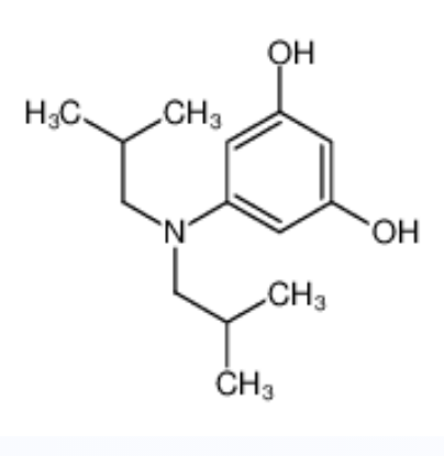 5-[bis(2-methylpropyl)amino]benzene-1,3-diol