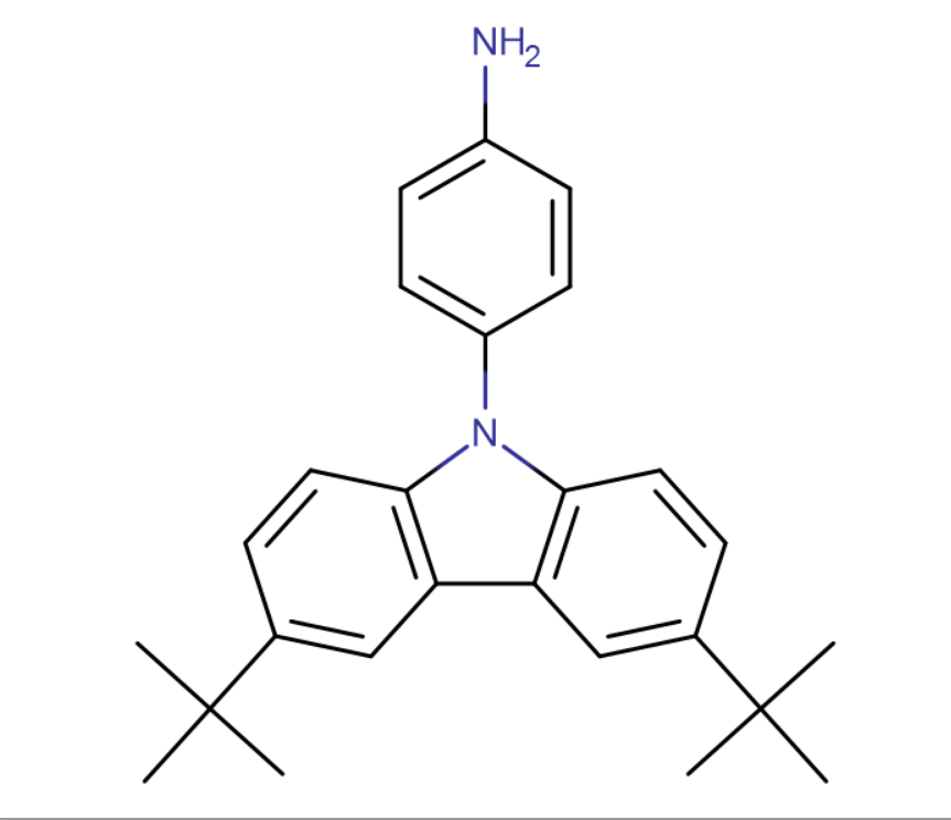 4-(3,6-二叔丁基-9H-咔唑-9-基)苯胺