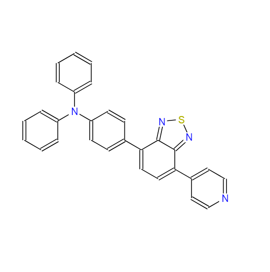 Benzenamine, N,N-diphenyl-4-[7-(4-pyridinyl)-2,1,3-benzothiadiazol-4-yl]-