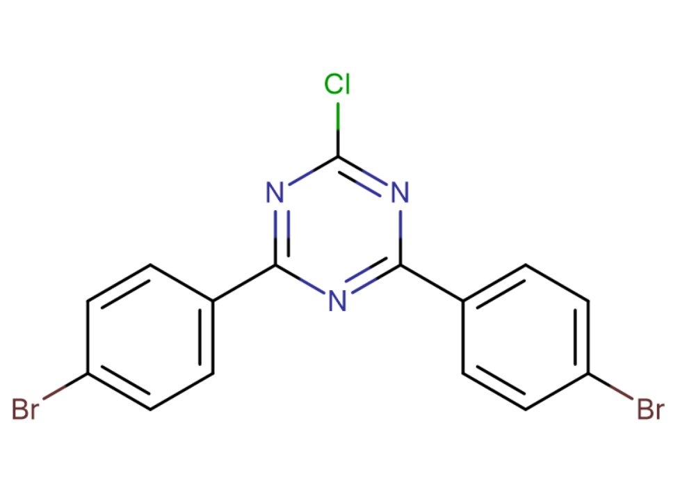 2,4-双(4-溴苯基L)-6-氯-1,3,5-三嗪