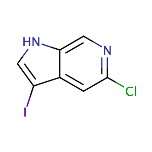 5-氯-3-碘-1H-吡咯并[2,3-c]吡啶