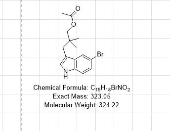 3-(5-bromo-1H-indol-3-yl)-2,2-dimethylpropyl acetate