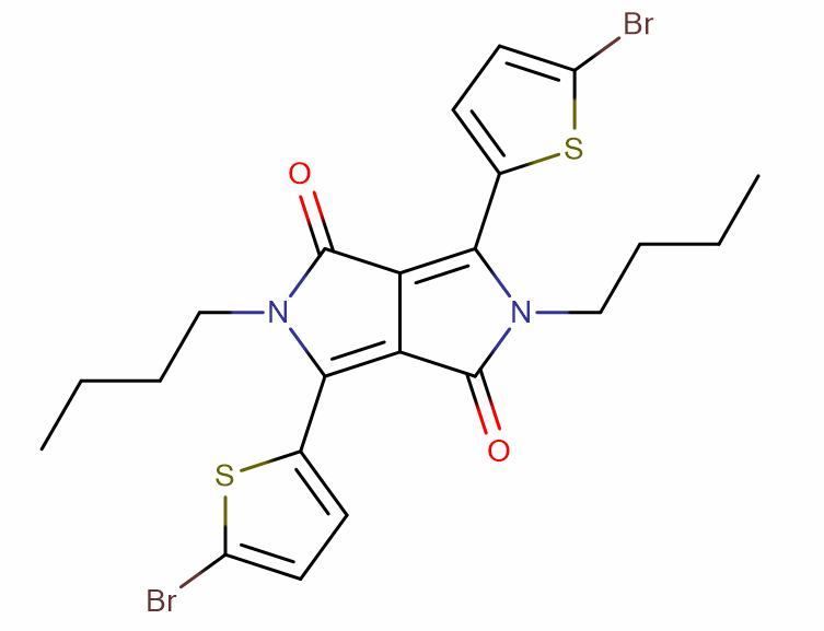 Pyrrolo[3,4-c]pyrrole-1,4-dione,3,6-bis(5-bromo-2-thienyl)-2,5-dibutyl-2,5-dihydro-