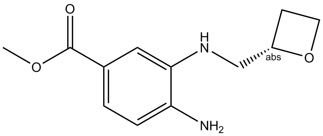 methyl (S)-4-amino-3-((oxetan-2-ylmethyl)amino)benzoate