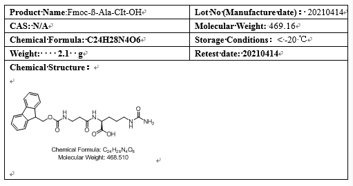 Fmoc-b-Ala-CIt-OH