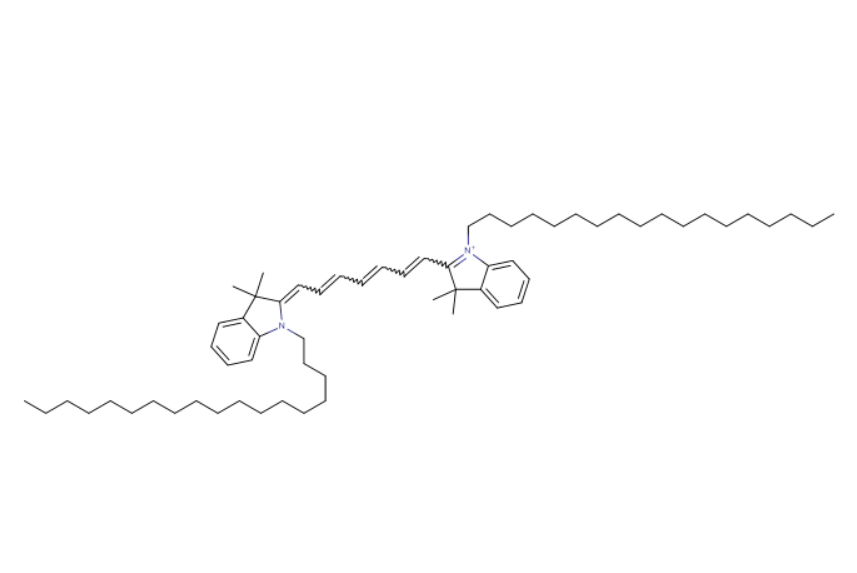 Cy7 DiC18(DiR'DiIC18(7) [1,1'-Dioctadecyl-3,3,3',3'-tetraMethylindotricarbocyanine iodide])