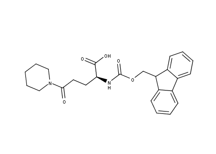 (2S)-2-({[(9H-fluoren-9-yl)methoxy]carbonyl}amino)-5-oxo-5-(piperidin-1-yl)pentanoic acid