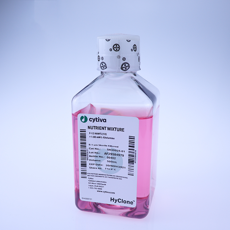 Ham's F12,1X液体培养基（含1.0 mM谷氨酰胺）