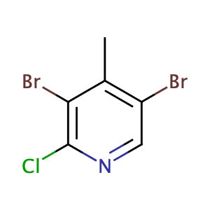 2-氯-3,5-二溴-4-甲基吡啶