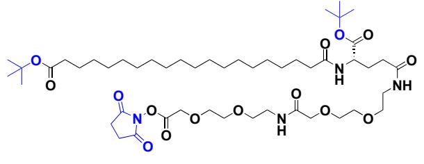 C20-OtBu-Glu(OtBu)-AEEA-AEEA-OSU