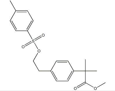 甲基-2-甲基-2-(4-2-对甲苯磺酰氧基乙基苯基异丙酯