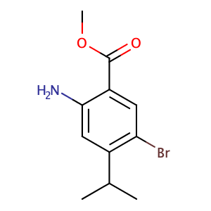 甲基2-氨基-5-溴-4-苯甲酸异丙酯