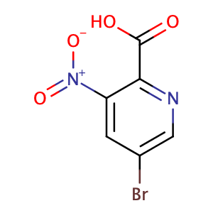 3-硝基-5-溴吡啶-2-甲酸