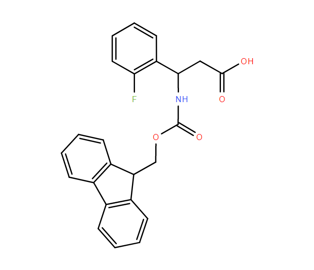 3-((((9H-芴-9-基)甲氧基)羰基)氨基)-3-氨基-3-(2-氟苯基)丙酸