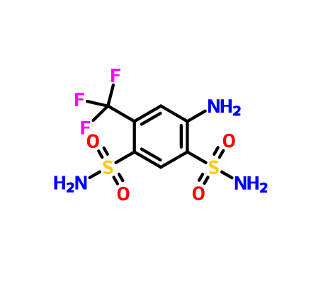 4-氨基-6-(三氟甲基)苯-1,3-二磺酰胺
