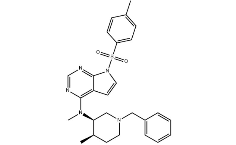 N-甲基-N-((3R,4R)-4-甲基-1-苄基-3-哌啶基)-7-((4-甲基苯基)磺酰基)7H-吡咯并[2,3-D]嘧啶-4-胺