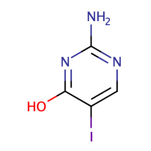 2-氨基-5-碘嘧啶-4(1H)-酮