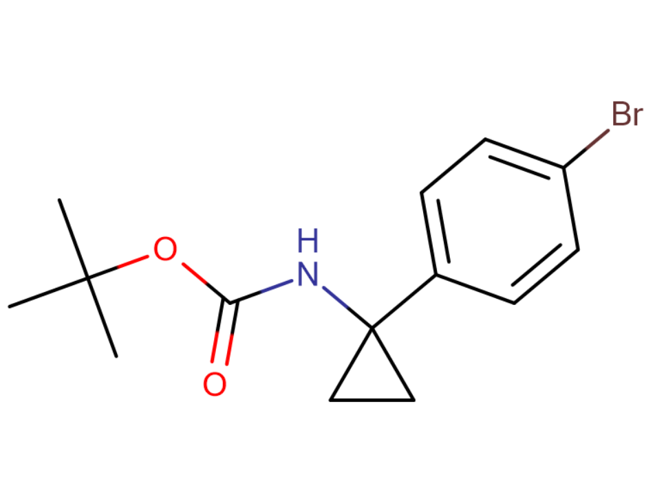 t-Butyl 1-(4-bromophenyl)cyclopropylcarbamate