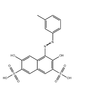 2,7-Naphthalenedisulfonic acid, 3,6-dihydroxy-4-[2-(3-methylphenyl)diazenyl]-