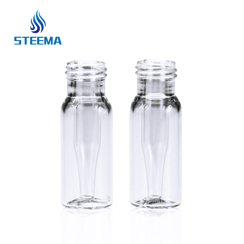 0.2mL微量螺口进样瓶透明玻璃不带刻度9-425尖底内插管底部焊接（仅瓶体）