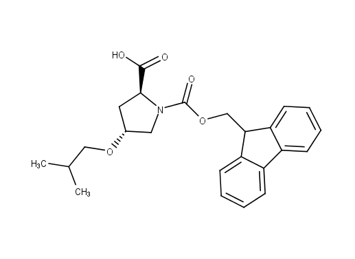 (2S,4R)-1-(9H-fluoren-9-ylmethoxycarbonyl)-4-(2-methylpropoxy)pyrrolidine-2-carboxylic acid