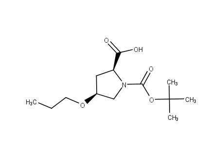 (2S,4S)-1-[(tert-butoxy)carbonyl]-4-propoxypyrrolidine-2-carboxylic acid