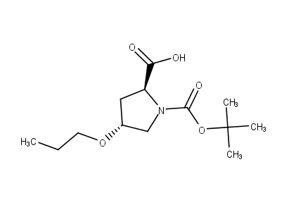 (2S,4R)-1-[(tert-butoxy)carbonyl]-4-propoxypyrrolidine-2-carboxylic acid