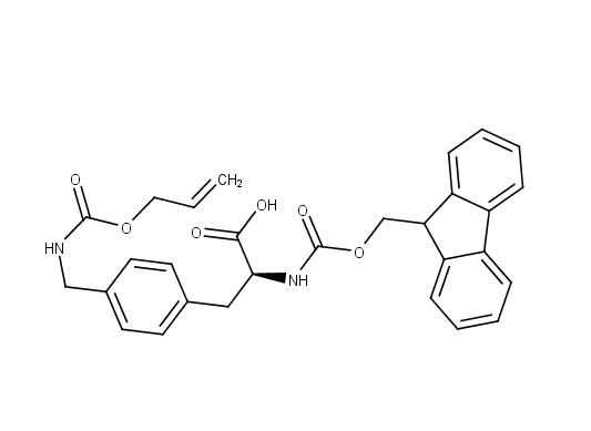 (2S)-2-({[(9H-fluoren-9-yl)methoxy]carbonyl}amino)-3-[4-({[(prop-2-en-1-yloxy)carbonyl]amino}methyl)phenyl]propanoic acid