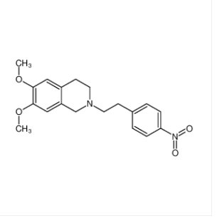 1,2,3,4-四氢-6,7-二甲氧基-2-[2-(4-硝基苯基)乙基]异喹啉