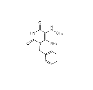 6-氨基-1-苄基-5-甲基氨基尿嘧啶