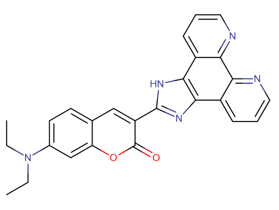 2-[7-(diethylamino)-2-oxo-2H-chromen-3-yl]-1H-imidazo[4,5-f] [1,10]phenanthroline