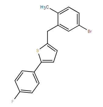 2-(2-甲基-5-溴苄基)-5-(4-氟苯)噻吩