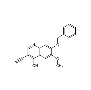 7-(苄氧基)-4-羟基-6-甲氧基喹啉-3-腈